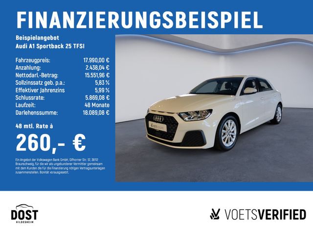 AUDI A1 Sportback 25 TFSI DAB+NAVI+SHZ