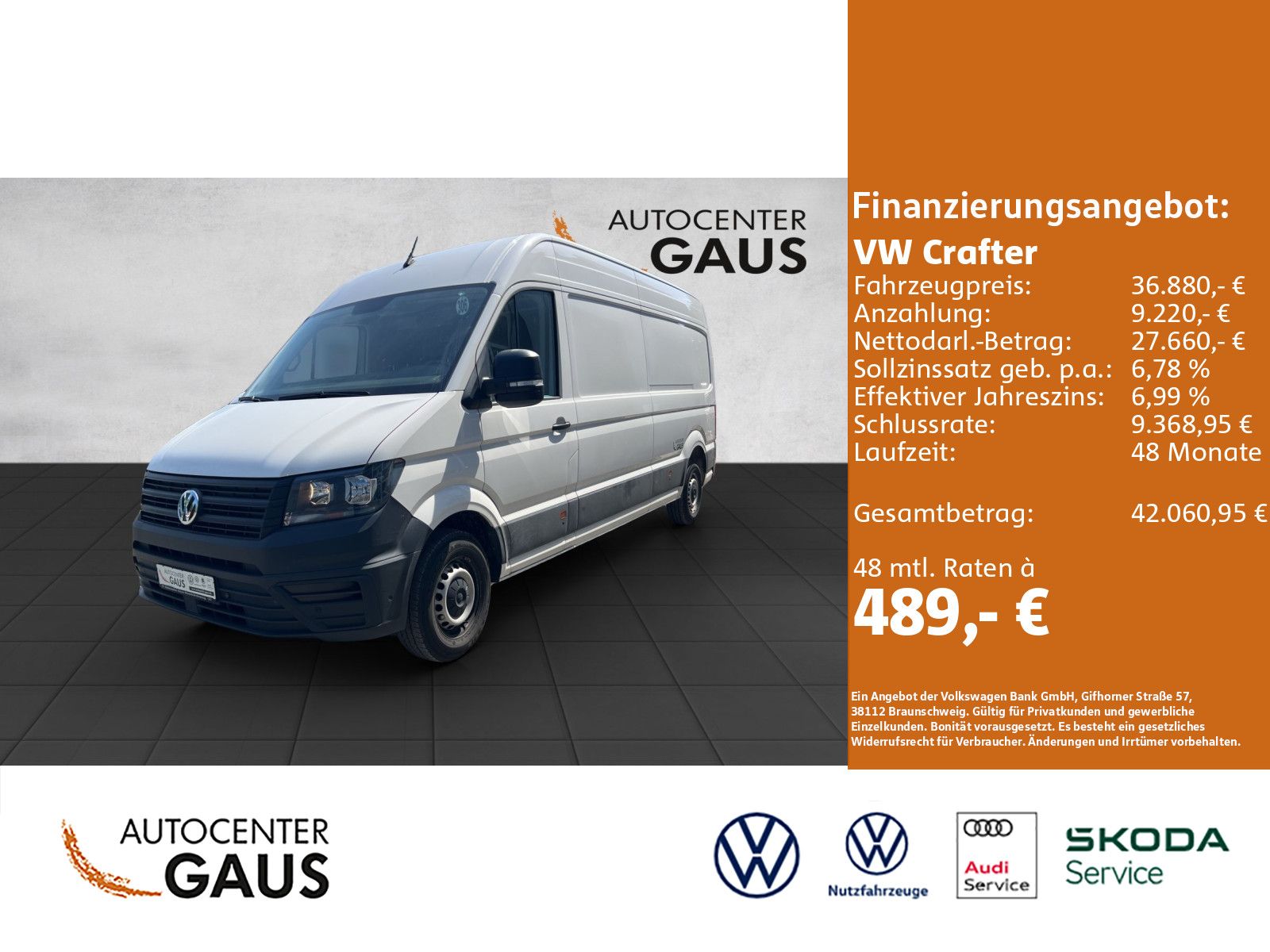 Crafter 35 Kasten HD 2,0 l 103 kW Frontantrieb 6
