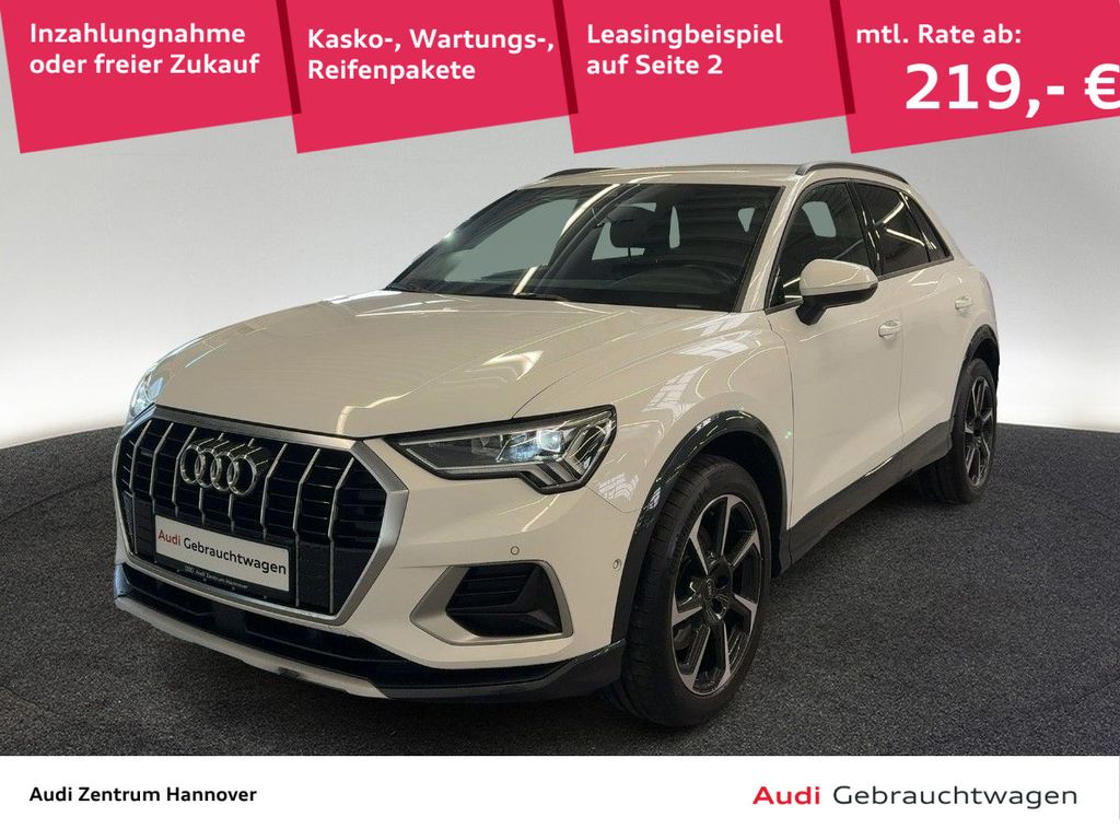Abbildung Leasingangebot Audi Q3 40 TDI quattro advanced virtual Sonos Navi