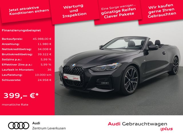 BMW 430iA Cabrio M-Sport AHK NAVI LEDER KAM VIRT