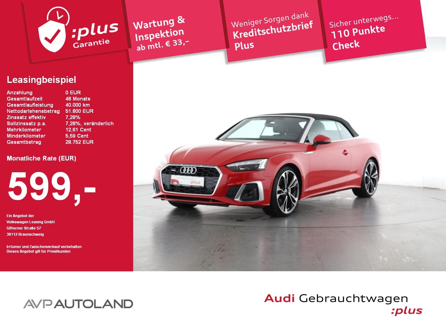 Audi A5 Cabriolet 40 TDI quattro S tronic S line