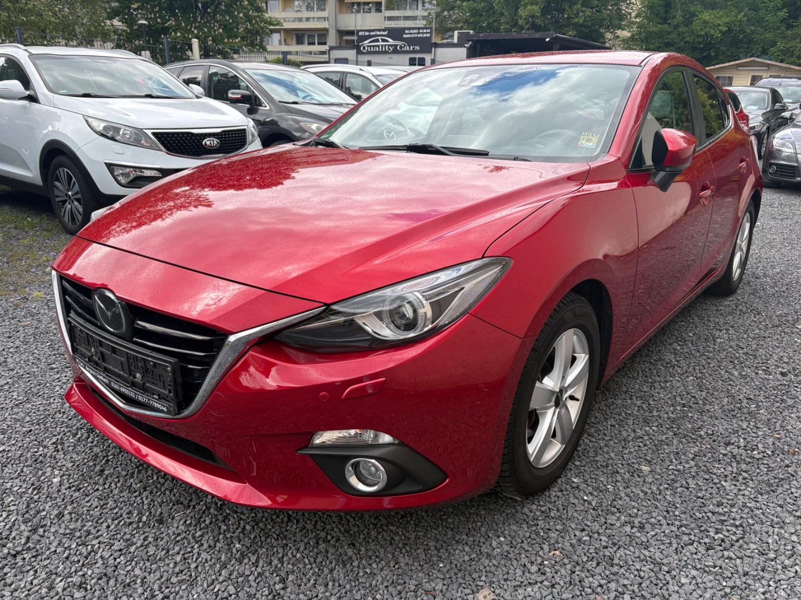 Mazda 3 Lim. Sports-Line-1.Hand,Automatik,Leder,