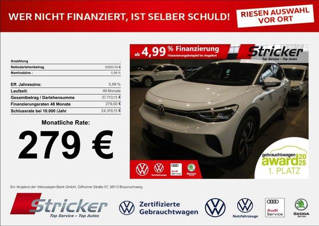 Volkswagen ID.4 Pro Performance 150/77 279,-ohne Anzahlung