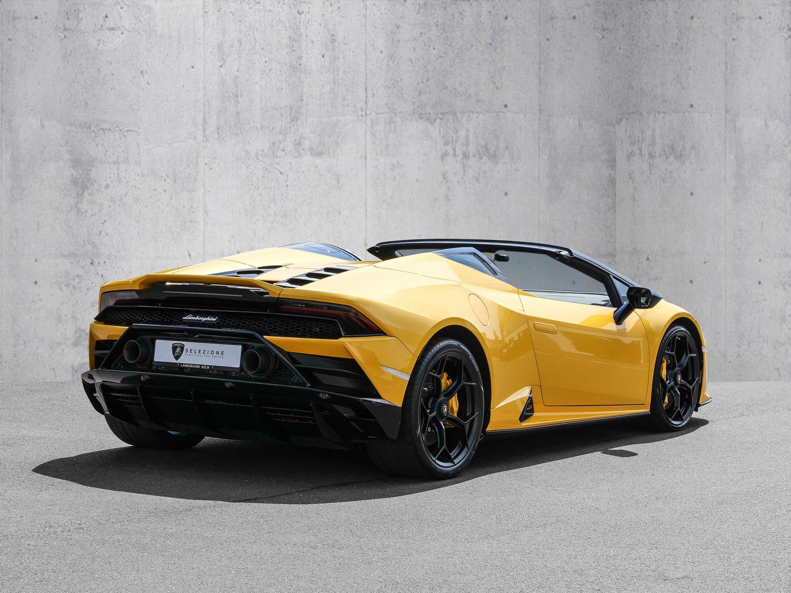 Lamborghini Huracán EVO Spyder Giallo Inti. Lifting System foto 3