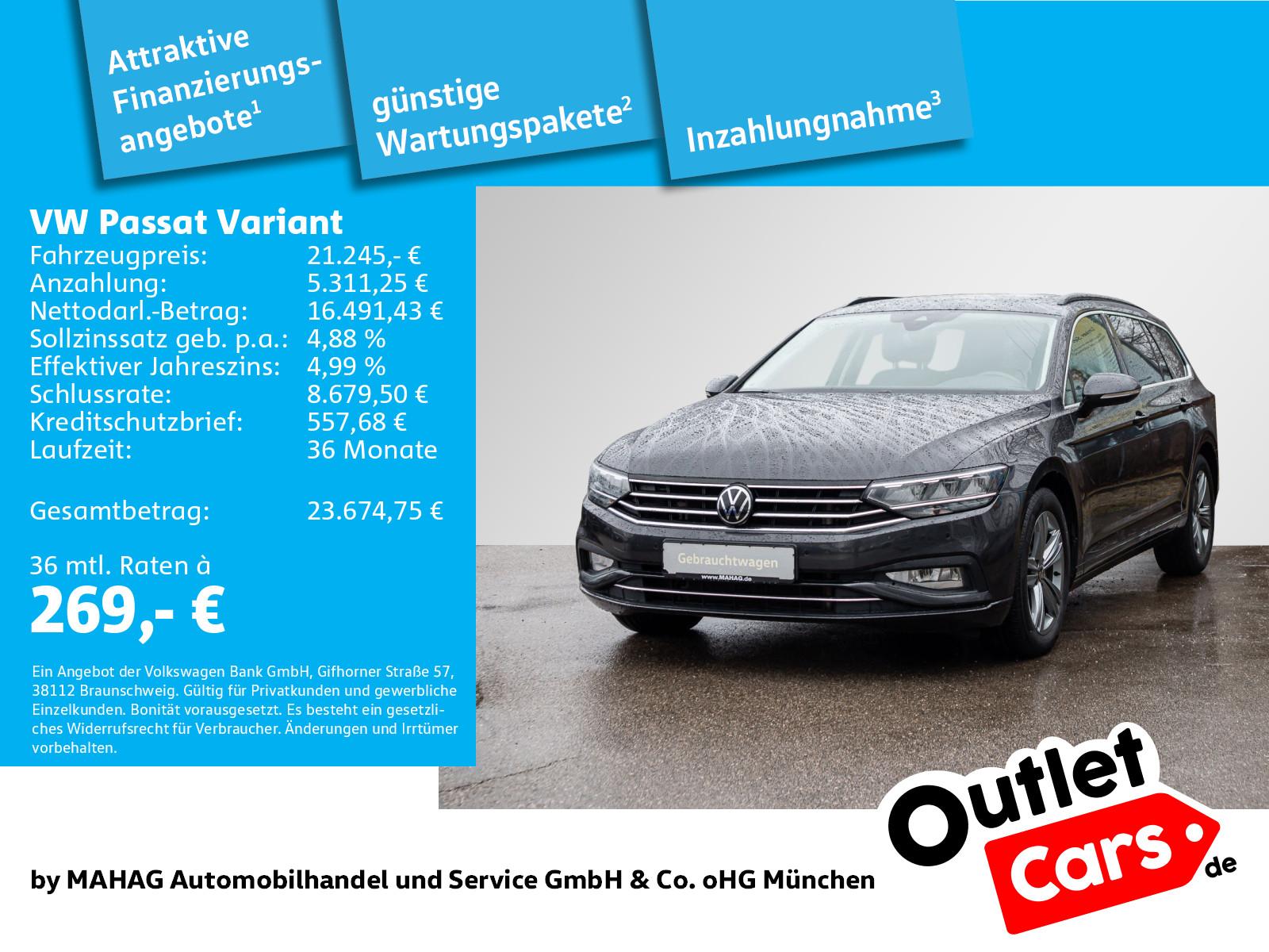 Volkswagen Passat Variant Business 2.0 TDI LED Navi Pano Pa