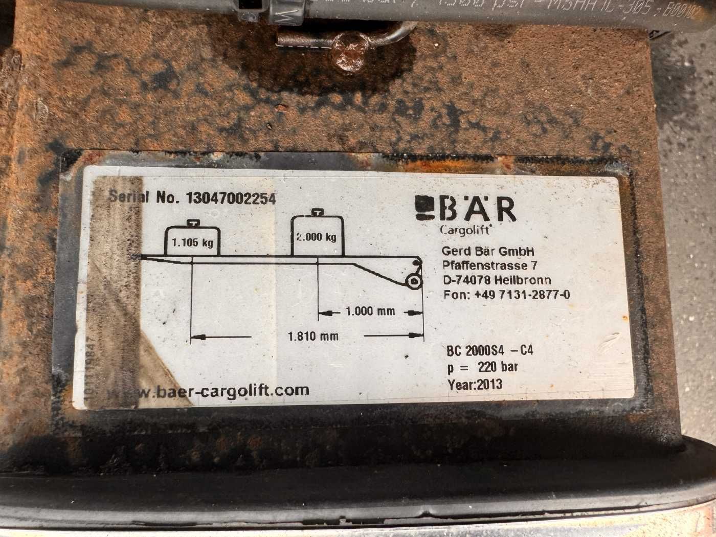 Fahrzeugabbildung Andere Rohr RZK/18 IV Carrier LBW 2.000kg Durchlade