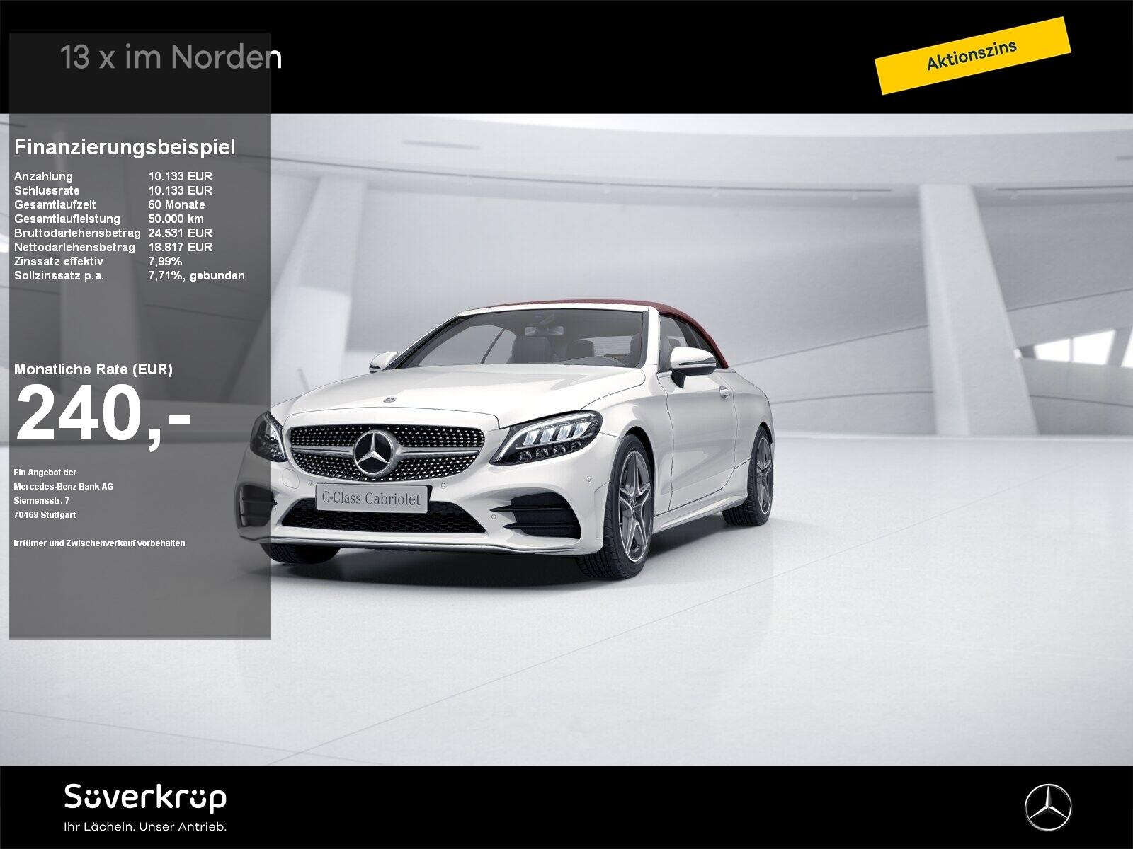 Mercedes-Benz C 180 Cabriolet AMG KAMERA PDC SHZ