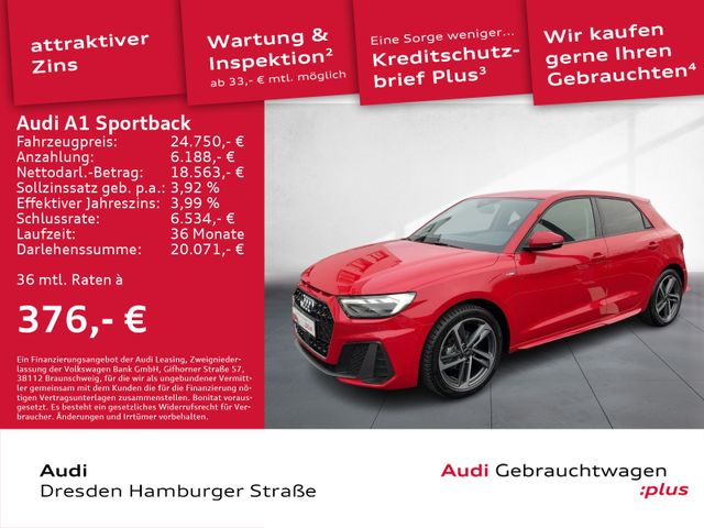 Audi A1 Sportback 25 TFSI S line LED S tronic