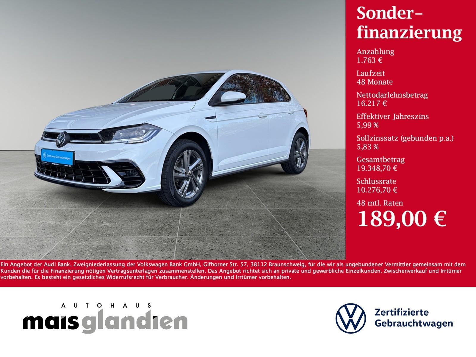 Volkswagen Polo VI 1.0 TSI DSG R-Line Matrix ACC Sportsitze