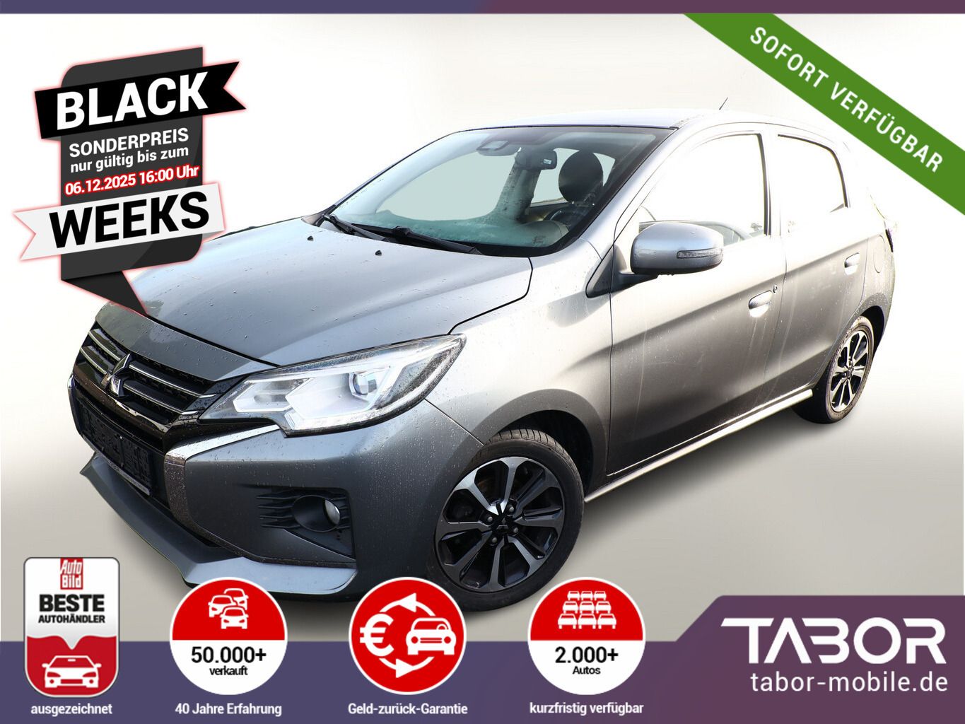 Mitsubishi Space Star 1.2 72 CVT Elegance LED Kam SHZ Keyl