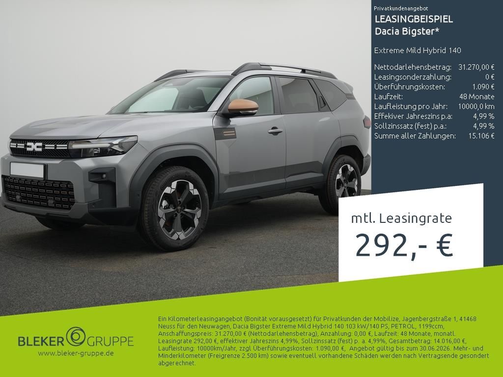 Dacia Bigster Extreme Mild Hybrid 140