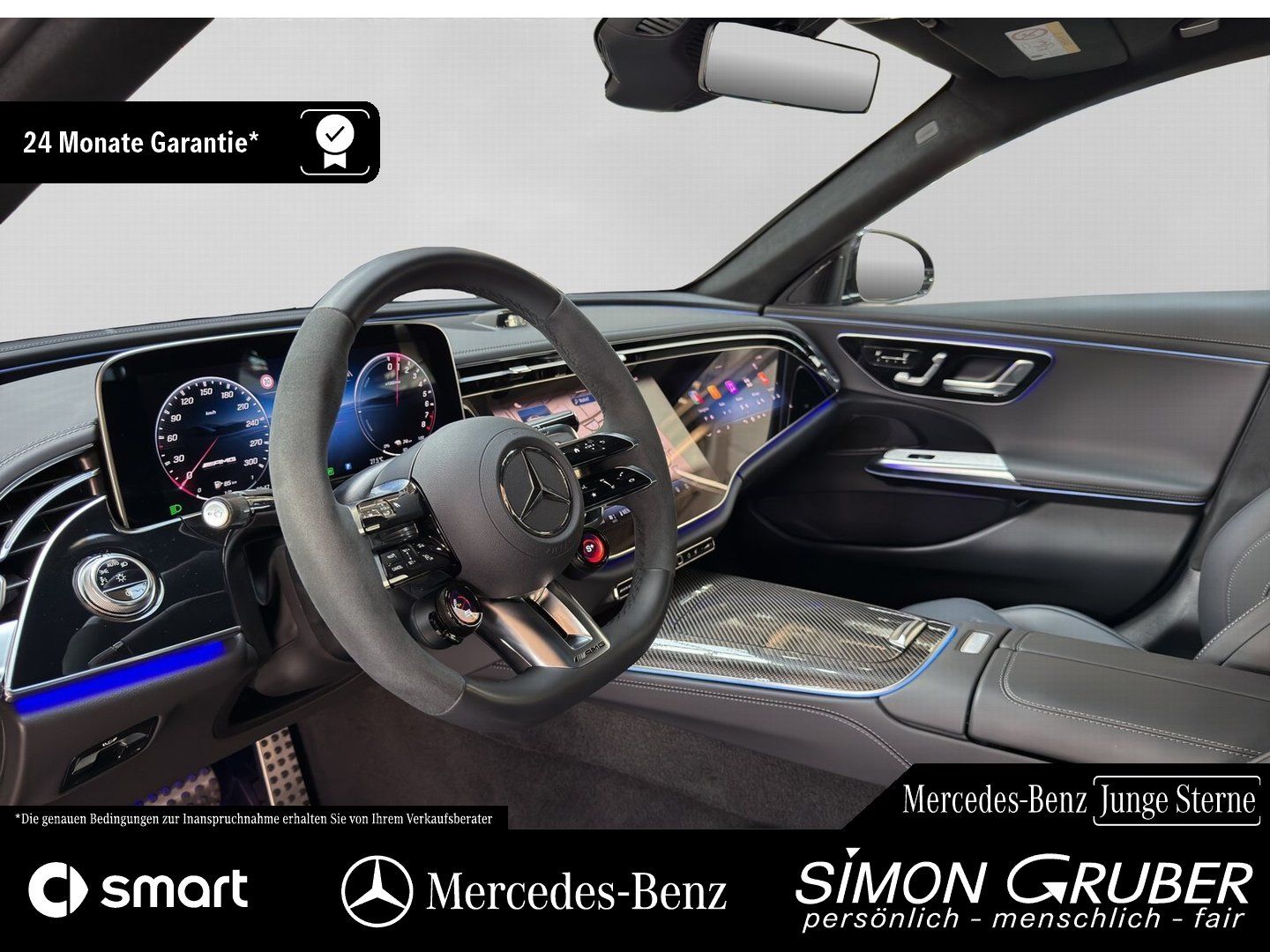Fahrzeugabbildung Mercedes-Benz E 53 4M Hybrid AMG Pano Superscreen Carbon Drive