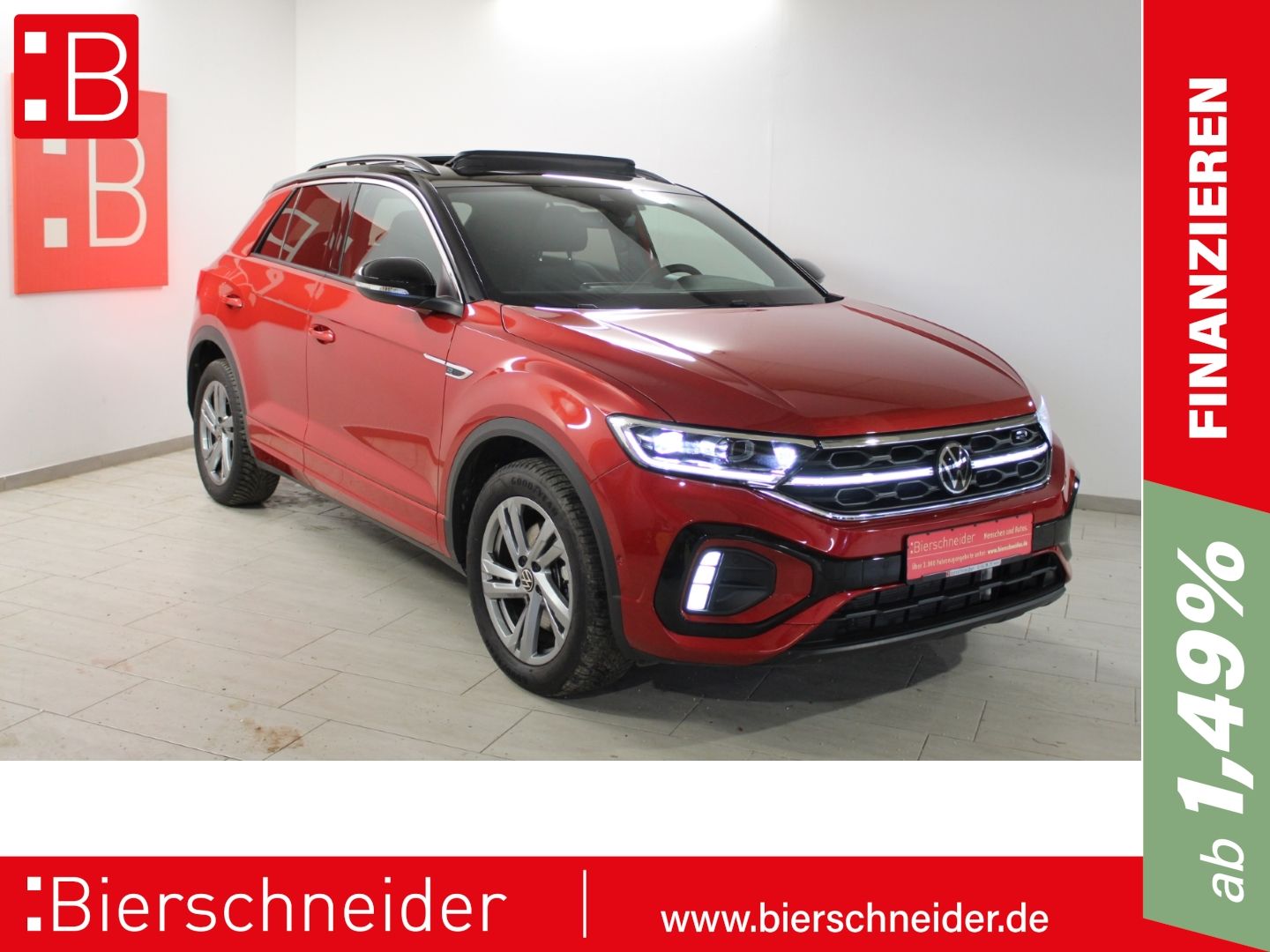 Volkswagen T-Roc 2.0 TSI DSG 4Mo. 2x R-Line 17 PANO STAND