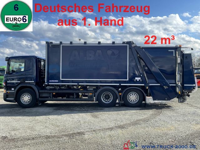 Scania P320 6x2 Faun Variopress 22m³+Zoeller Schüttung