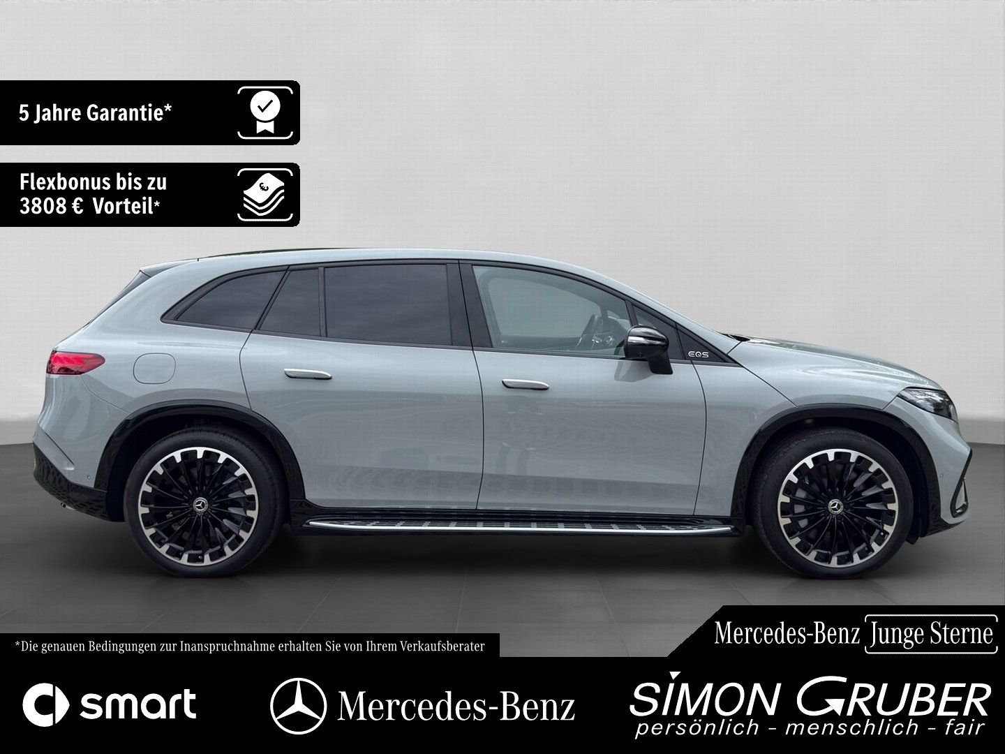 Fahrzeugabbildung Mercedes-Benz EQS 580 4M SUV AMG Massage Sitzklima AHK Md 2026