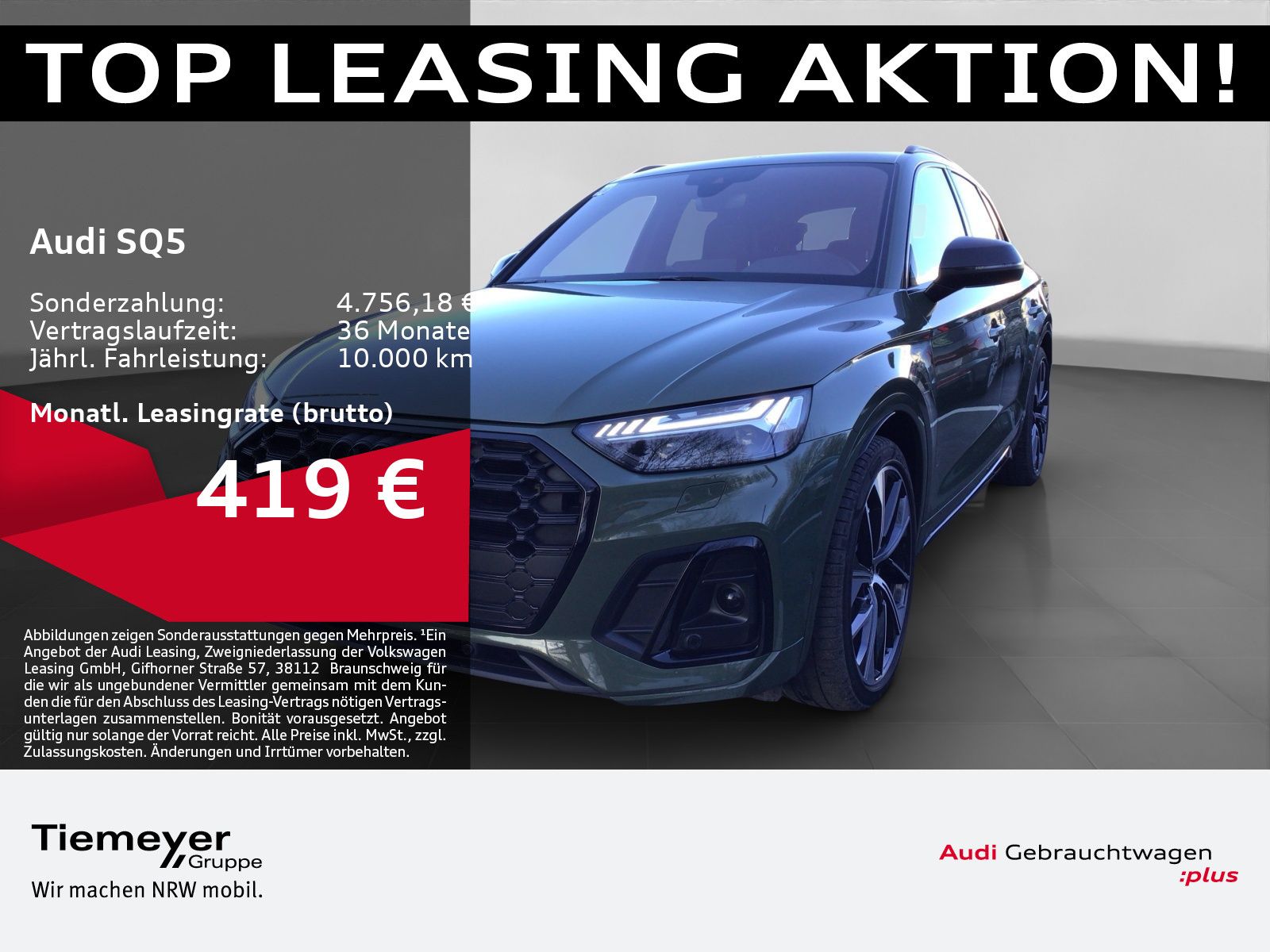 AUDI SQ5 TDI Q MATRIX PANO 360  LM21 BuO