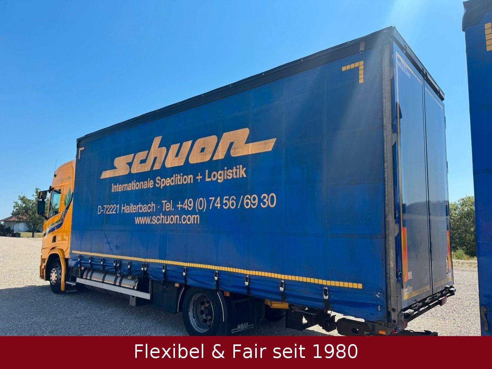 Scania R410 LNG-Gas Jumbo 7,75+7,75,Retarder,H&W Anhäng