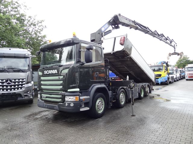 Scania G450 8X2*6 Kipper Kran HMF 3220 bis 20 Meter