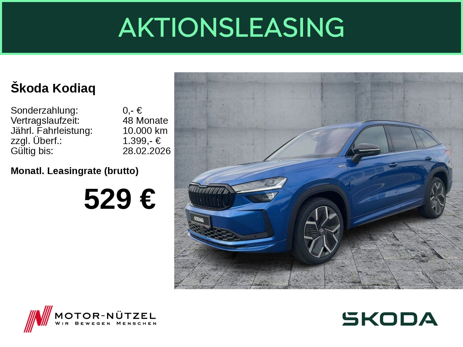 Skoda Kodiaq Sportline 2,0TSI 4x4 DSG AHK 360° 7-Sitze