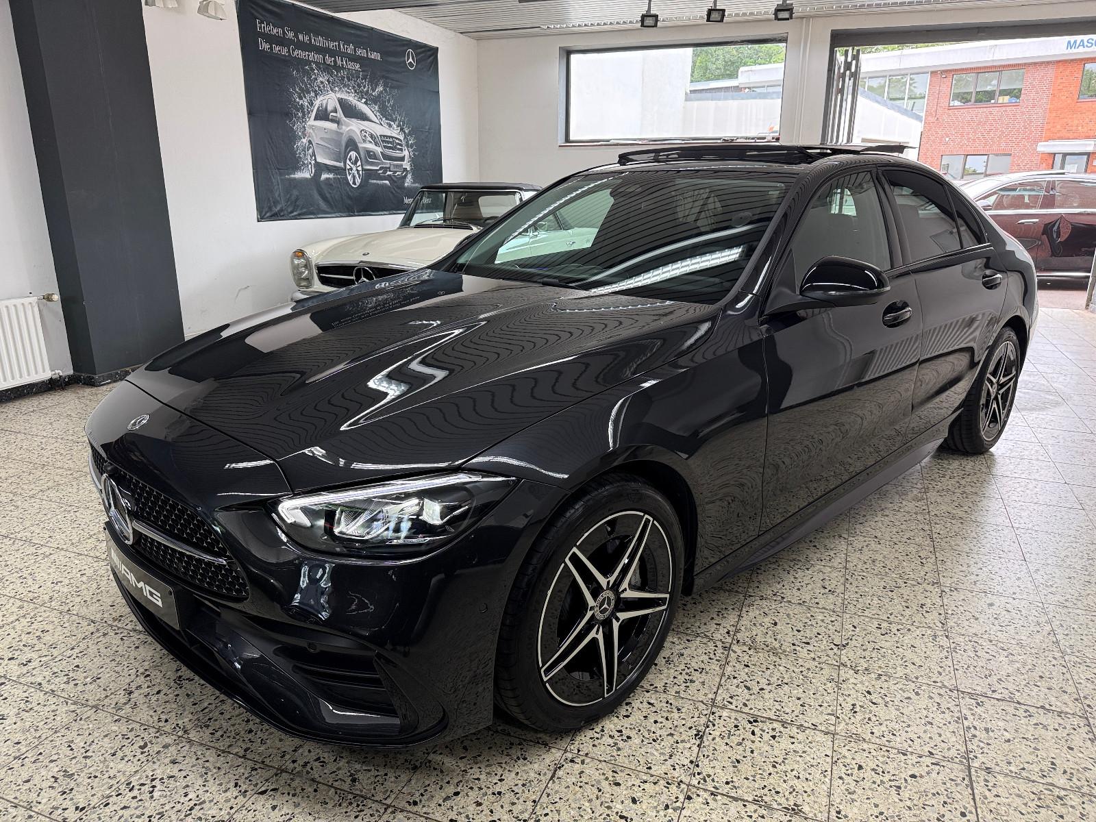 Mercedes-Benz C 180 AMG + NIGHT NAV/LED/SPUR/PSD/TW/AHK/MEMORY