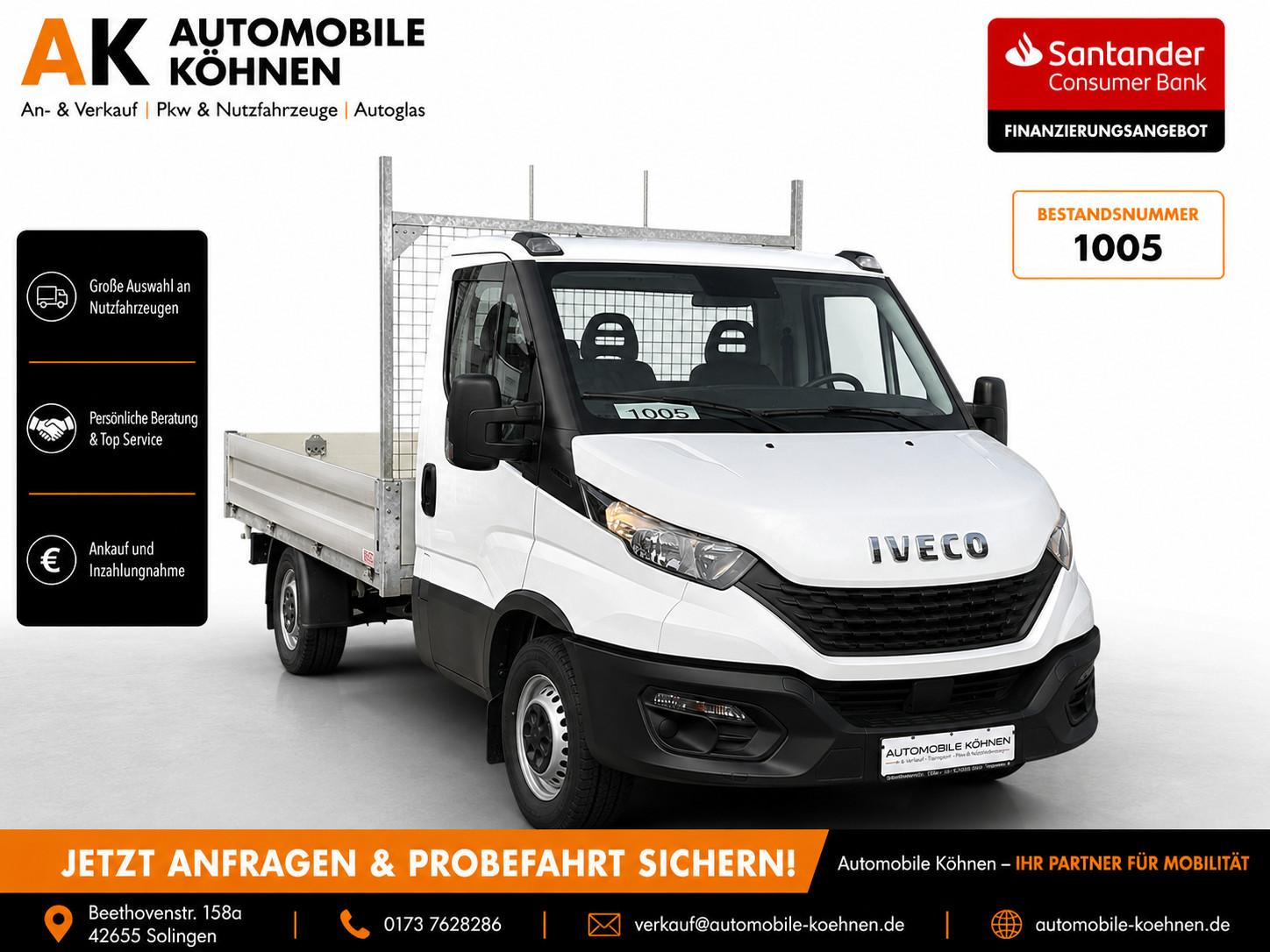 Iveco Daily 35S16 TIEFPRITSCHE / AHK / KLIMA / LUFT / 