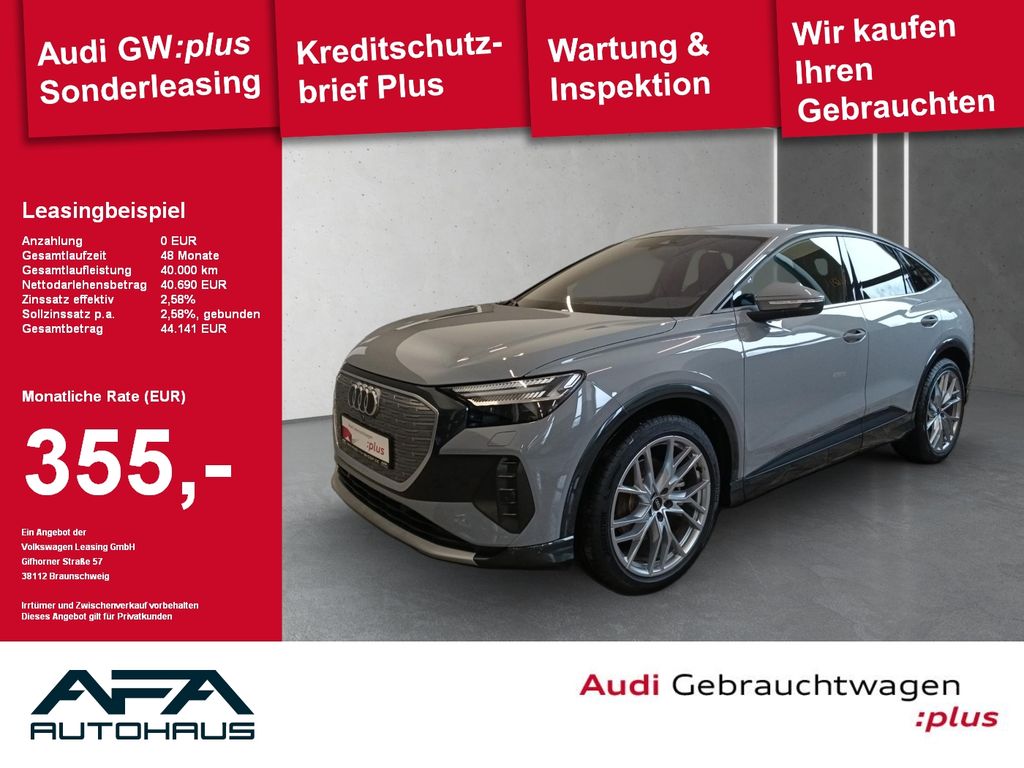 Audi Q4 Sportback e-tron S-LineINT*Matrix*AHK*Wärmepu