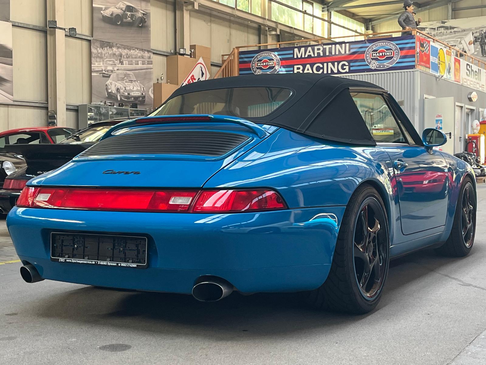 Porsche 993 C2 Cabrio Blautürkis Sammler mit Garantie