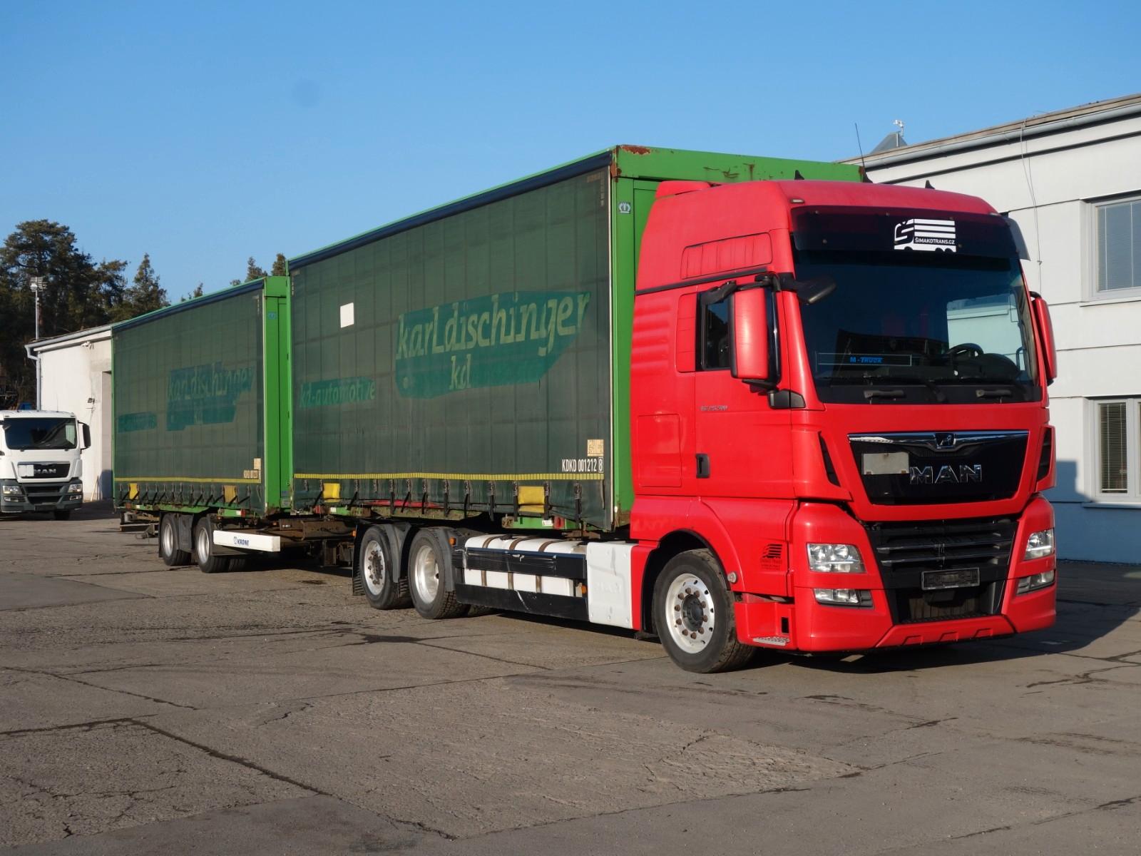 MAN TGX 26.500 XXL, BDF, Retarder, + Anhänger Krone