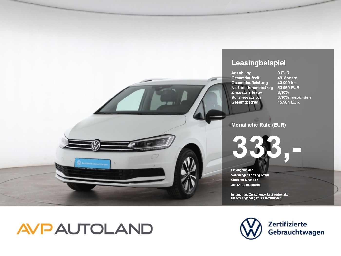 Volkswagen Touran 2.0 TDI DSG GOAL | NAVI | LED | ACC | AHK