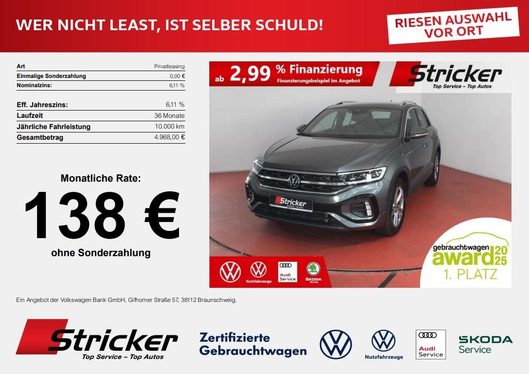 Volkswagen T-Roc R-Line 1.0TSI 138,-ohne Anzahlung ACC App-, миниатюра 2