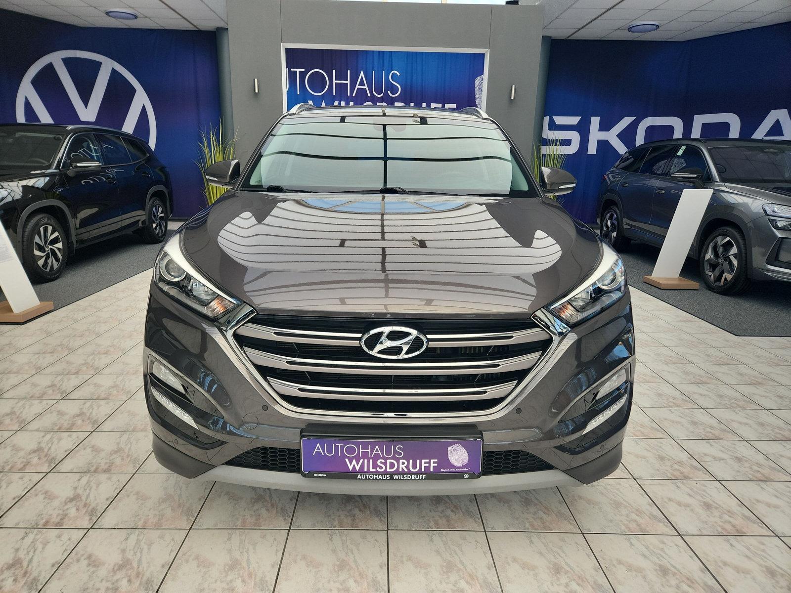 Hyundai Tucson 1.6 T-GDi AHK NAVI PDC RFK SHZ Tempomat