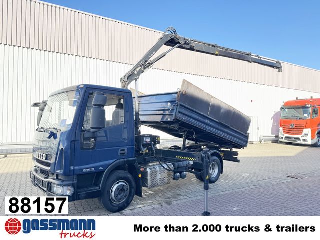 Iveco EuroCargo ML80E19 4x2 mit Kran Hiab XS055B-2