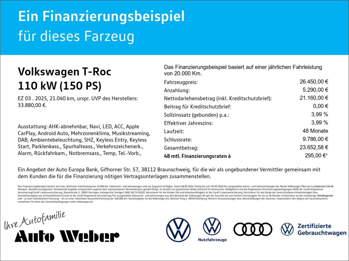Volkswagen T-Roc 2.0TDI DSG Goal LED Navi AHK Keyless foto 2