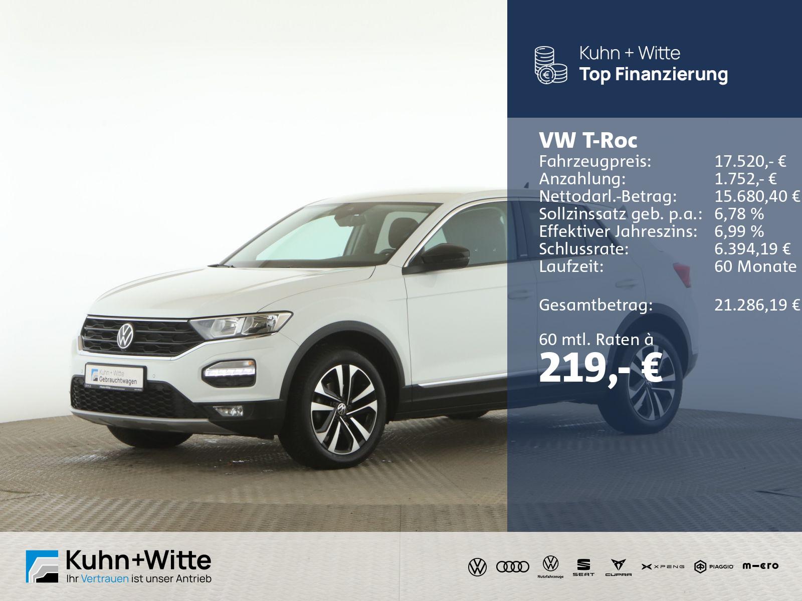 Volkswagen T-Roc 2.0 TDI United LED+PDC+SHZ+Navi+AppleCar