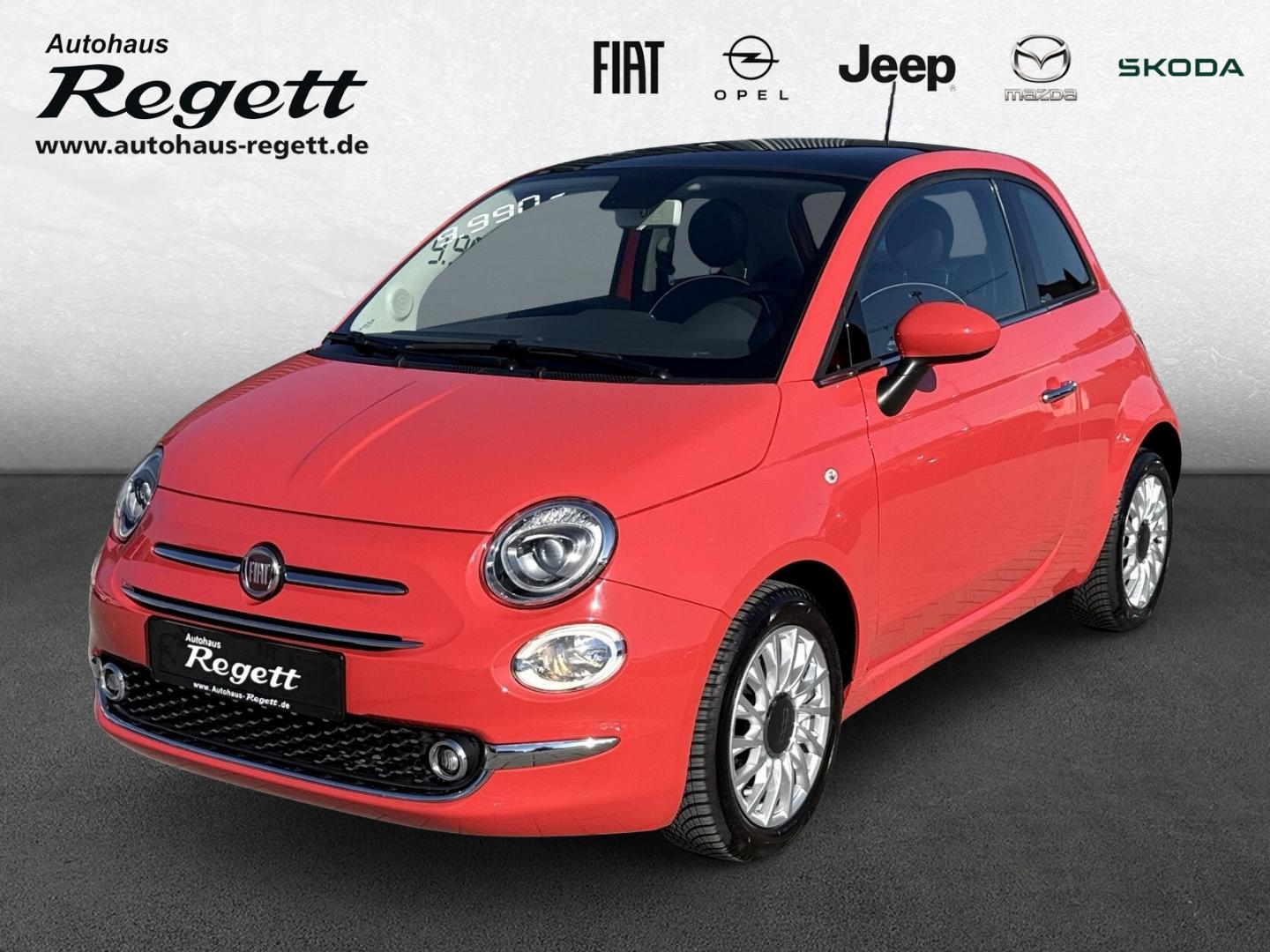 Fiat 500 Lounge Panorama Apple CarPlay Android Auto M
