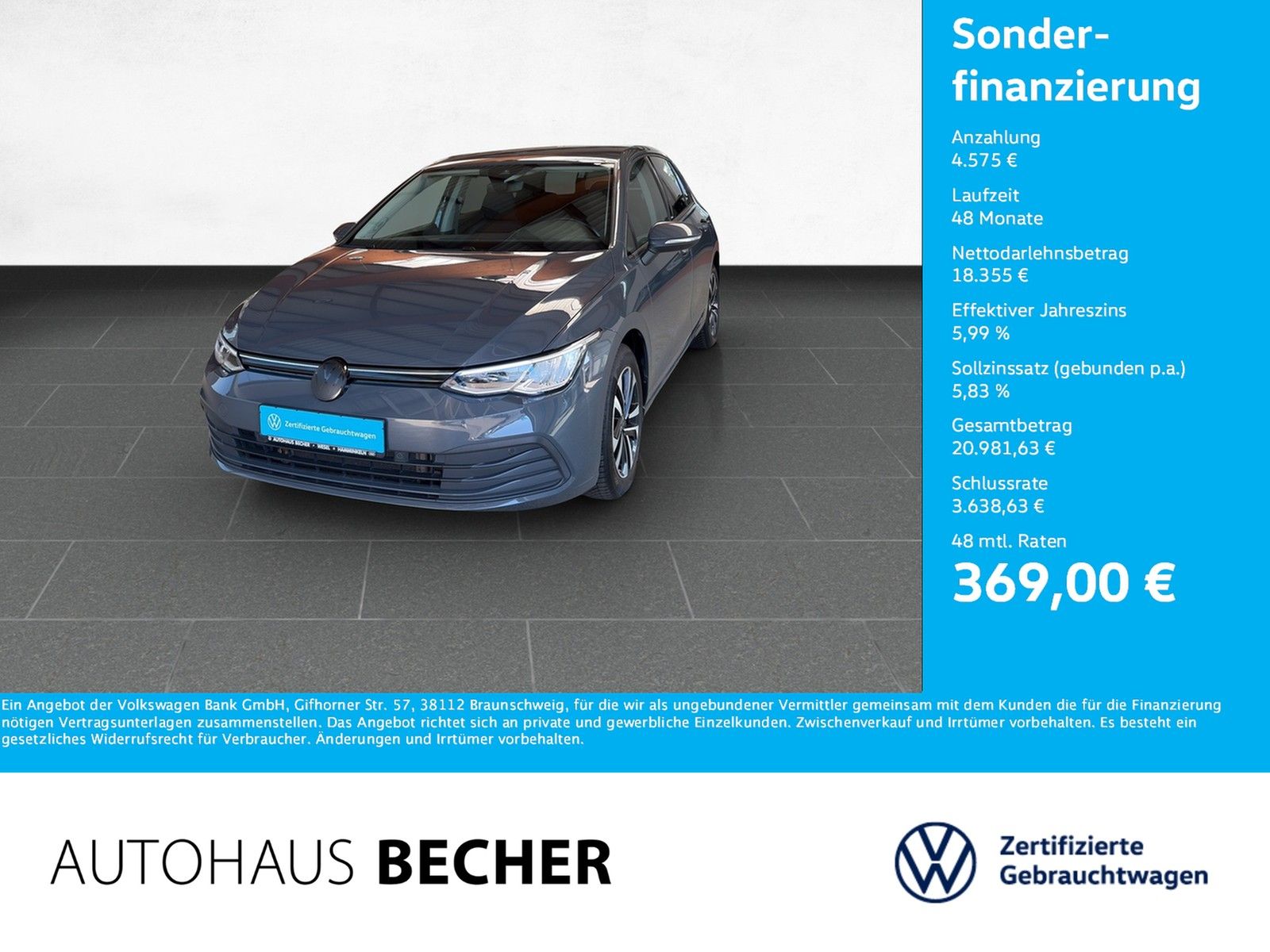 Volkswagen Golf Life 2.0 TDI DSG AHK Navi LED Sitzhz foto 1