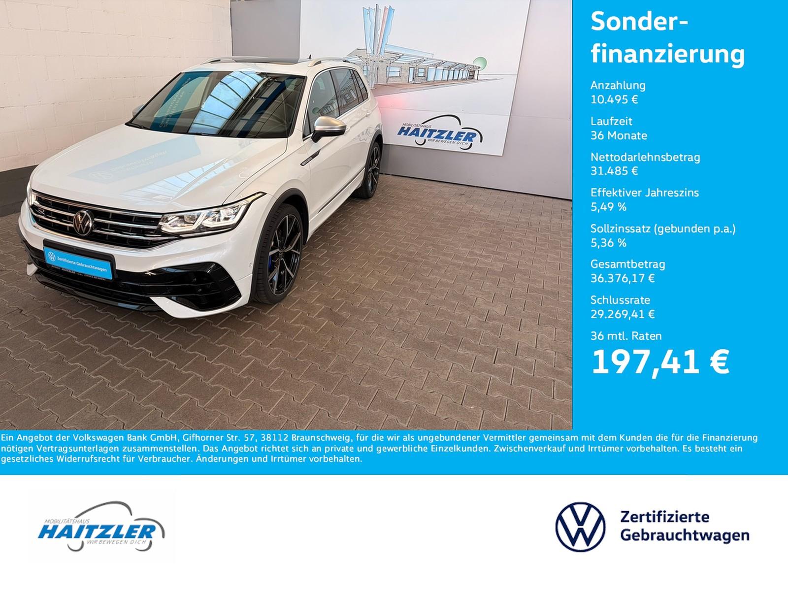 Volkswagen Tiguan R 2,0 TSI DSG 4-Motion +AHK + Navi +Leder