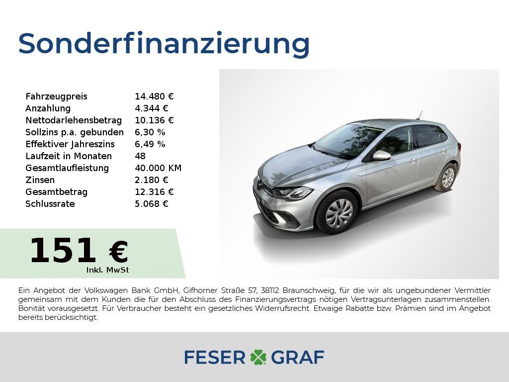 Volkswagen Polo Life 1.0 5-Gang LED/PDC/Digital Cockp./APP-, миниатюра 10