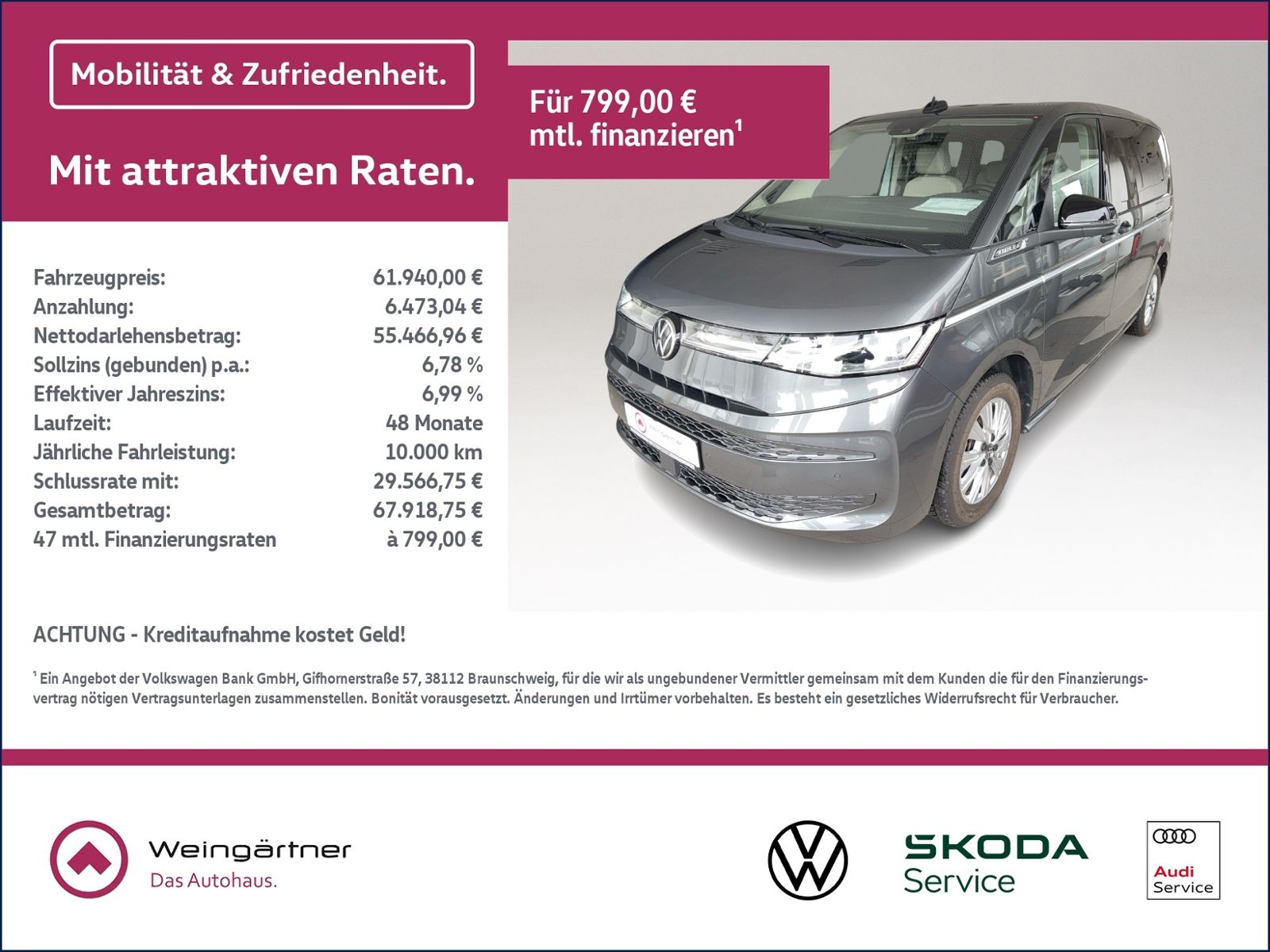Volkswagen T7 Multivan 1.5 TSI eHybrid 4MOTION Style, AHK,