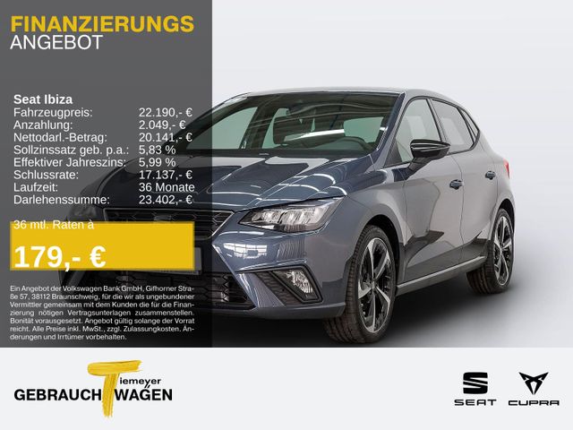 Seat Ibiza 1.0 TSI DSG FR LM18 KAMERA VIRTUAL ACC