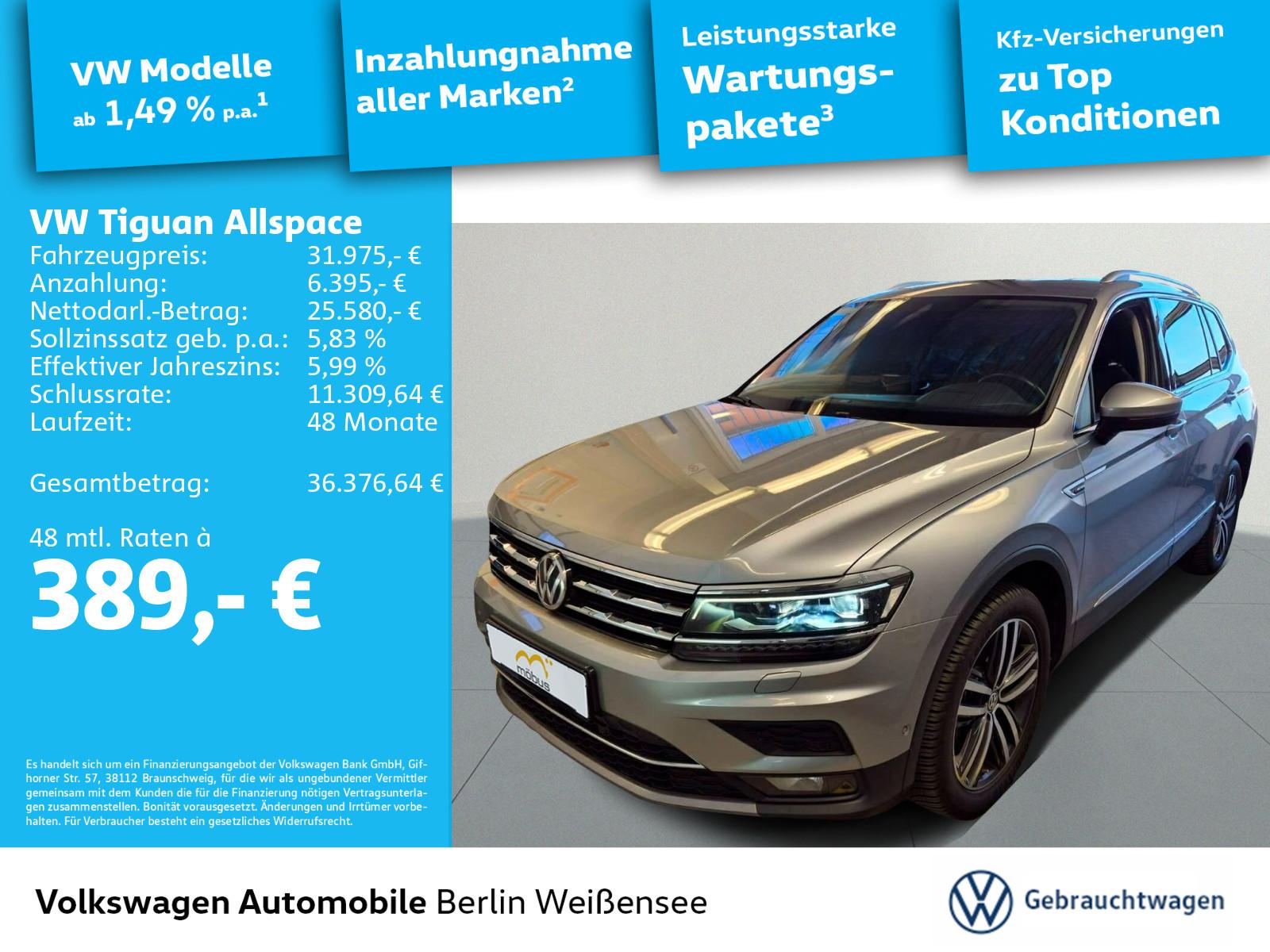 Volkswagen Tiguan Allspace 2.0 TSI Highline 4M*DCC*PANO*RFK
