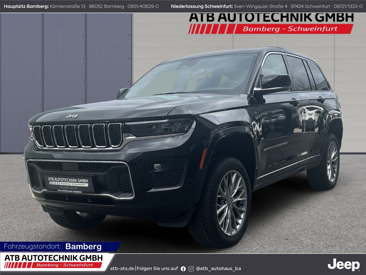 Fahrzeugabbildung Jeep Grand Cherokee 4xe Overland HUD Navi Leder AHK