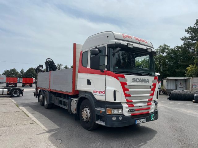 Scania G 420LB6X2 mit HIAB 122ES-3 DUO Heckkran