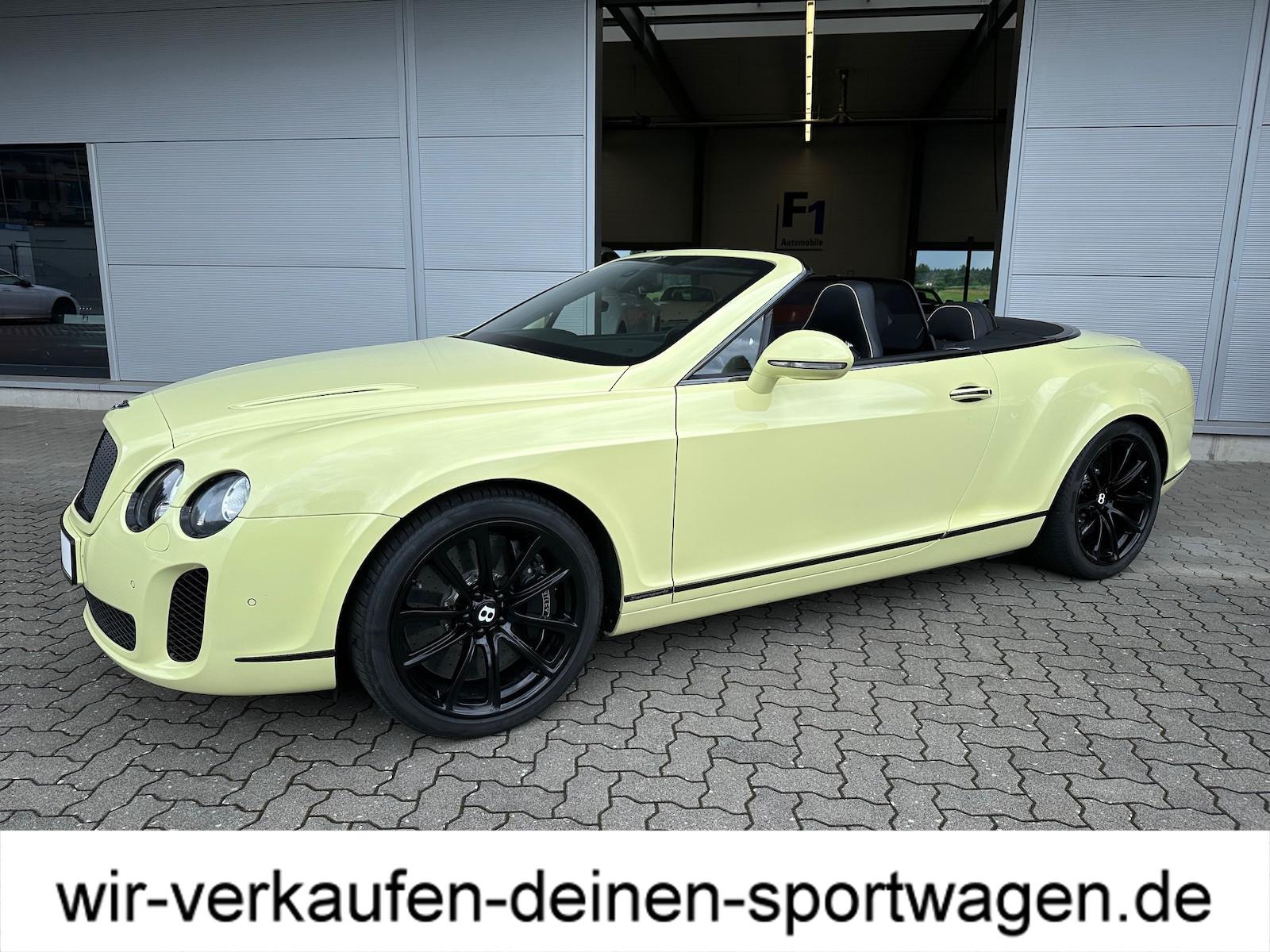 Bentley Continental Supersports Carbon-Sportsitze Windsc