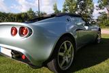 Lotus Elise MK2 (S2) in Iceblue u. Schwalbendach - Lotus mit Benzin-Antrieb