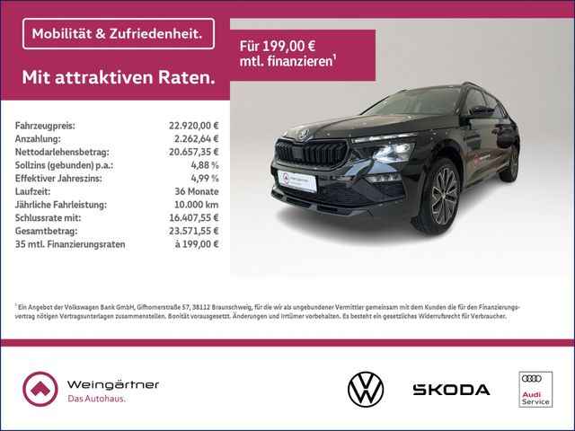 Kamiq 1.0 TSI Selection, 17" Alu, Paket Black, I
