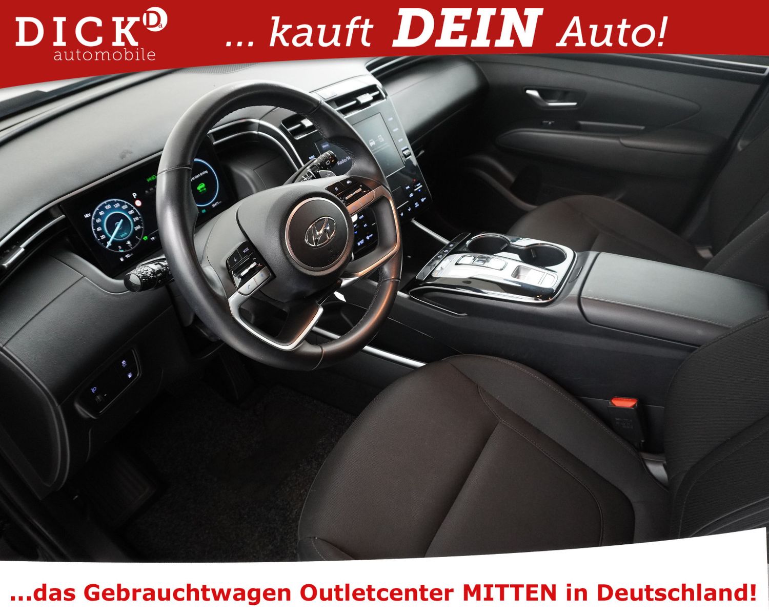 Fahrzeugabbildung Hyundai Tucson 1.6 T-GDI Hyb 4WD >NAVI+KAM+VIRTU+ACC+19"