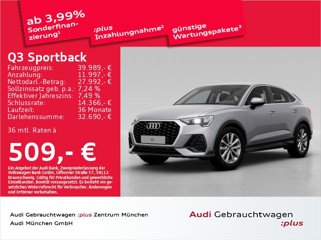 Audi Q3 Sportback 35 TFSI S tronic Virtual/Navi+/AHK/