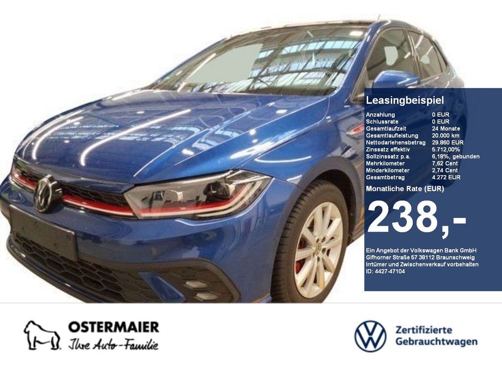Volkswagen Polo GTI 2.0TSI 207PS DSG NP.45T 18 PANO.NAVI.AC