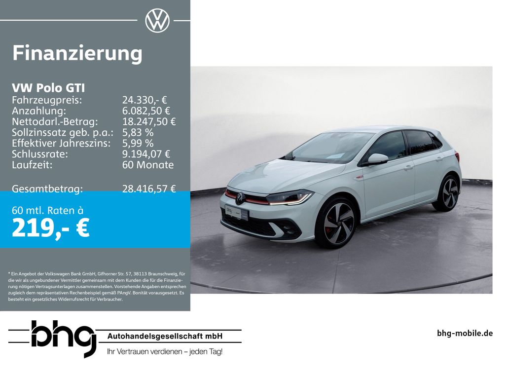 Polo GTI 2,0 TSI OPF DSG